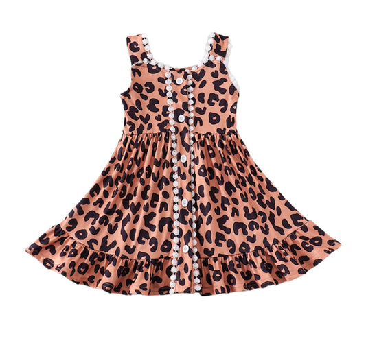 LaLaGirlz | Cheetah Dress